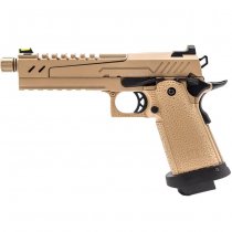 Vorsk Hi-Capa 5.1 Split Slide Gas Blow Back Pistol - Tan