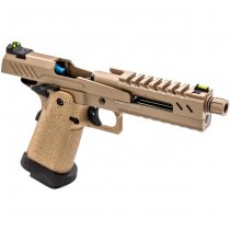 Vorsk Hi-Capa 5.1 Split Slide Gas Blow Back Pistol - Tan