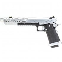 Vorsk Hi-Capa Titan 7 Gas Blow Back Pistol - Chrome