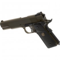 WE M1911 MEU Gas Blow Back Pistol - Olive