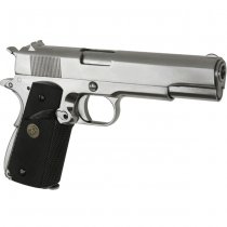 WE M1911 MEU Gas Blow Back Pistol - Silver