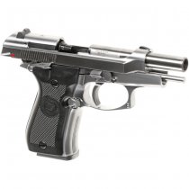 WE M84 Gas Blow Back Pistol - Silver