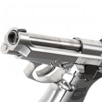 WE M84 Gas Blow Back Pistol - Silver