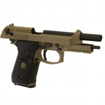 WE M9 A1 Gas Blow Back Pistol - Desert