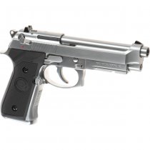 WE M9A1 V2 Gas Blow Back Pistol - Silver