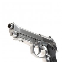 WE M9 A1 V2 Gas Blow Back Pistol - Silver