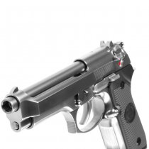 WE M9 Co2 Blow Back Pistol - Silver