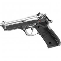 WE M9 V2 Gas Blow Back Pistol - Silver