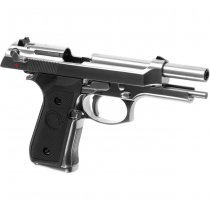 WE M9 V2 Gas Blow Back Pistol - Silver