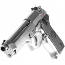 WE M9 V2 Gas Blow Back Pistol - Silver