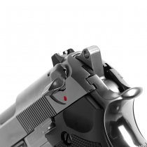 WE M9 V2 Gas Blow Back Pistol - Silver