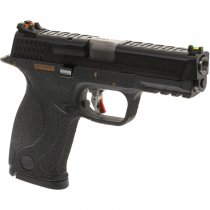 WET-05 BK Black Barrel Gas Blow Back Pistol - Black