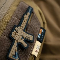 M-Tac AR-15 3D Rubber Patch - Coyote