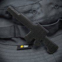 M-Tac AR-15 3D Rubber Patch - Dark Gray