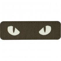 M-Tac Cat Eyes Laser Cut Patch GID - Ranger Green