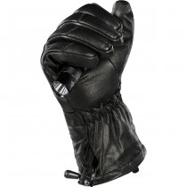 M-Tac Leather Winter Gloves - Black - S