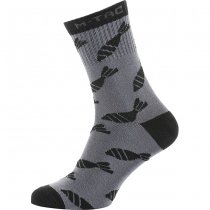 M-Tac Lightweight Socks Mortar Bombs Mk.3 - Dark Grey - 39-42