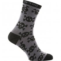 M-Tac Lightweight Socks Pirate Skull Mk.3 Dark Grey 39-42