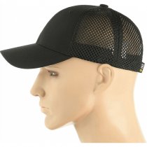 M-Tac Mesh Flex Ripstop Baseball Cap - Black - S/M