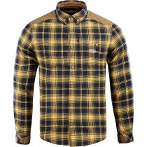 M-Tac Redneck Shirt - Navy Blue / Yellow - M - Long