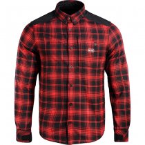 M-Tac Redneck Shirt - Red / Black - M - Long