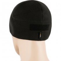 M-Tac Tactical Fleece Watch Cap Beanie & Patch Panel - Black - M