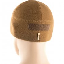 M-Tac Tactical Fleece Watch Cap Beanie & Patch Panel - Coyote - M