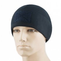 M-Tac Tactical Fleece Watch Cap Beanie & Patch Panel - Dark Navy Blue - L