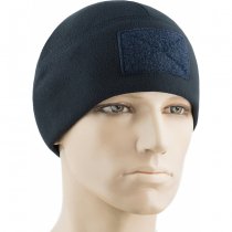 M-Tac Tactical Fleece Watch Cap Beanie & Patch Panel - Dark Navy Blue - M