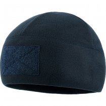 M-Tac Tactical Fleece Watch Cap Beanie & Patch Panel - Dark Navy Blue - XL