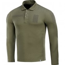 M-Tac Tactical Polo Shirt Long Sleeve 65/35 - Army Olive - XL