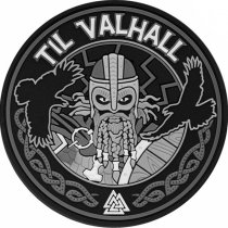 M-Tac Til Valhall Rubber Patch - Black