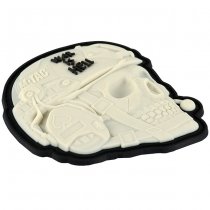 M-Tac War is Hell 3D Rubber Patch - White