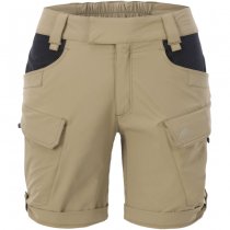 Helikon-Tex Women's OTS Outdoor Tactical Shorts 8.5 - Taiga Green / Black - 2XL