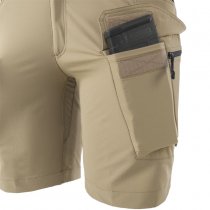 Helikon-Tex Women's OTS Outdoor Tactical Shorts 8.5 - Khaki / Black - 2XL