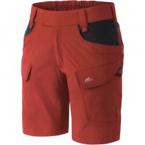 Helikon-Tex Women's OTS Outdoor Tactical Shorts 8.5 - Crimson Sky / Black - 3XL