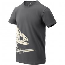 Helikon-Tex T-Shirt Full Body Skeleton - Shadow Grey - L