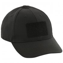 M-Tac Baseball Cap Elite Flex Rip-Stop Velcro - Black - L/XL