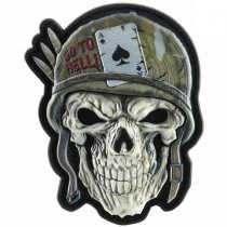 M-Tac Helmet Skull Print Patch - Olive