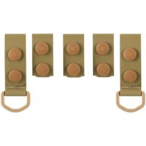 M-Tac Tactical Belt Attachments 5pcs - Coyote